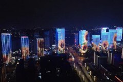 鸿利智汇子公司加入昆明经开核心城区靓丽夜景